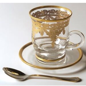 Arte Italica Vetro Gold Cup